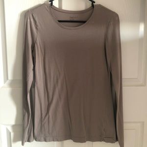 Taupe GapBody Long Sleeve Tee